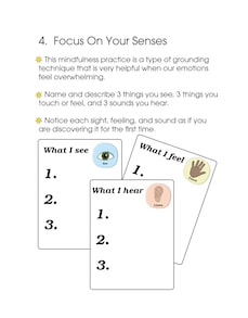Focus on your senses
