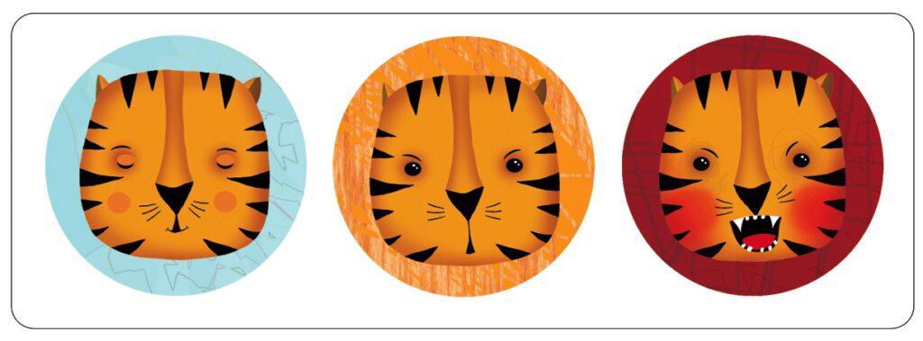 3-point tiger anger thermometer